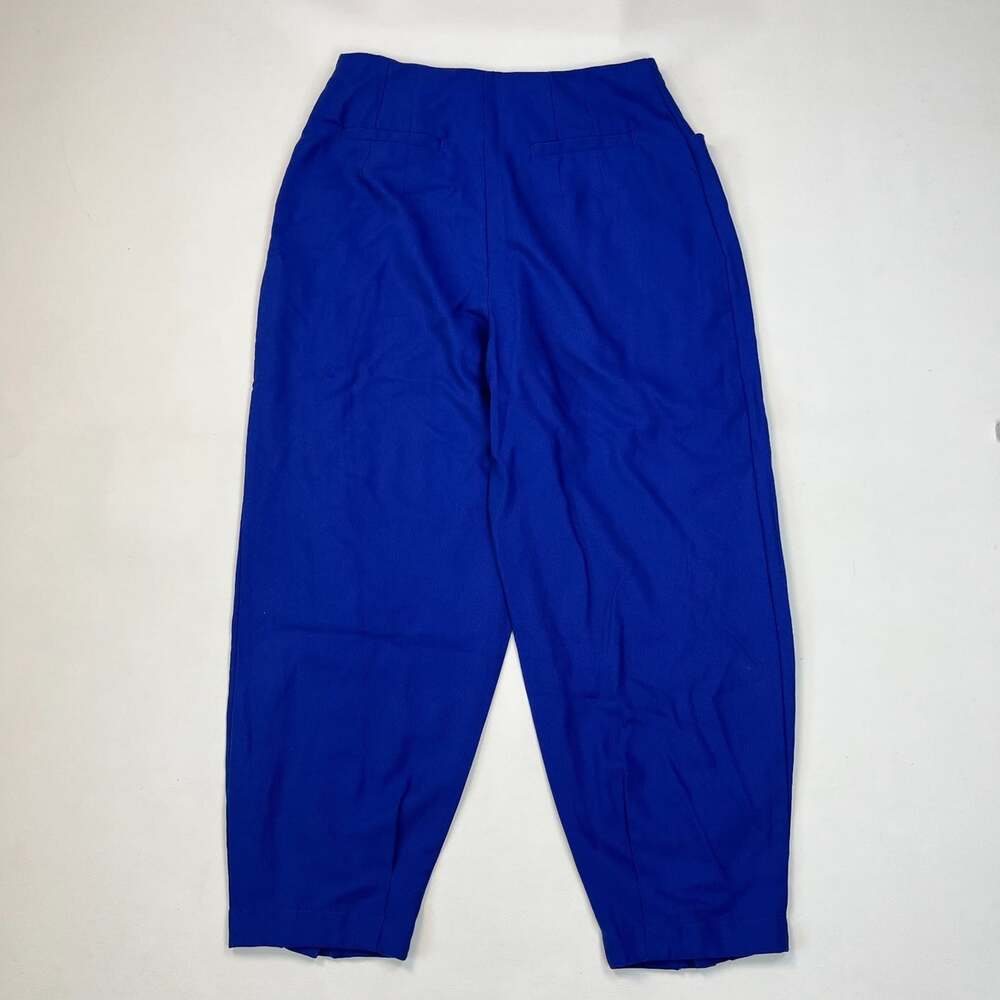 NWOT Farm Rio Navy Blue High Waisted Pants Size M W30 Women's - Picture 10 of 13